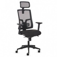 Silla FELLOWES Ergonómica Eleganza Plus Negra (100146199)