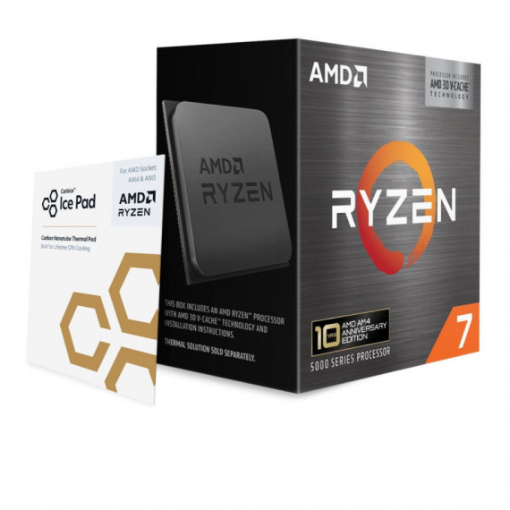 Cpu AMD Ryzen 7-5800X3D AM4 3.4GHZ/4.5GHZ (100-100000651POF)