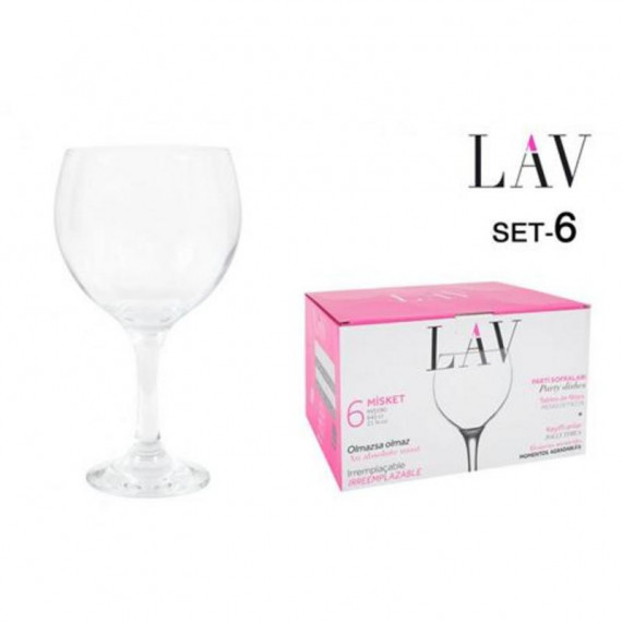 Set de 6 Copas para Combinados LAV 645ML