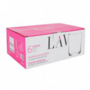 Set de 6 Vasos de Vidrio LAV Assos 360 Ml (12 ¼ Oz)