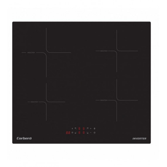 Placa de Inducción CORBERÓ CCIM472 4 Zonas Táctil 7200W