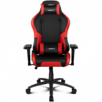 Silla Gaming DRIFT DR250 Negra/roja | Acolchada, Reposabrazos Ajustables y 150KG (DR250R)