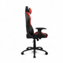 Silla Gaming DRIFT DR250 Negra/roja | Acolchada, Reposabrazos Ajustables y 150KG (DR250R)