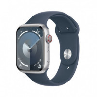Apple Watch S9 45MM GPS BLUETOOTH 4G Plata/azul (MRMG3QL/A)  APPLE