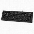 Teclado + Ratón ENTERPRISE Pro KM102 USB Negro Tipo Isla
