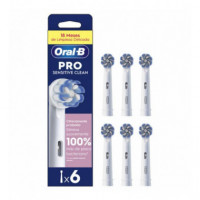 Cabezales de Cepillo BRAUN Oral-b Sensitive Clean (pack de 6)