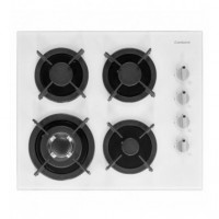 Placa de Gas CORBERÓ CPCGY2314W Cristal Blanco 4 Fuegos Wok