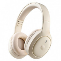 Auriculares NGS con Micrófono Integrado Supraurales Plegables BLUETOOTH Usb-c Beige (articatempestbeige)
