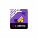 Pendrive KINGSTON Datatraveler Exodia S, 512GB, USB 3.2 Gen 1 Negro/amarillo