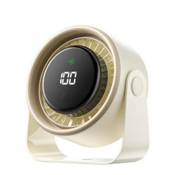 Ventilador de Escritorio VENTION PBJN0PRO con Batería 4500MAH, 2500RPM y Usb-c, Beige