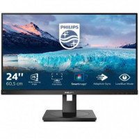 Monitor PHILIPS 242S1AE/00 24" IPS Full HD Ergonómico con Vga, Dvi, Displayport y HDMI