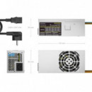 Fuente AISENS Tfx 500W 8CM Plata (ASPC-500TFX-PSE)