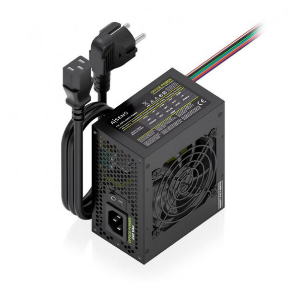 Fuente de Alimentación AISENS Sfx 500W 8CM 20+4 Pin ATX Negra (ASPC-500SFX-PSEBK)