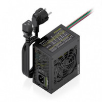 Fuente de Alimentación AISENS Sfx 500W 8CM 20+4 Pin ATX Negra (ASPC-500SFX-PSEBK)