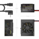 Fuente de Alimentación AISENS Sfx 500W 8CM 20+4 Pin ATX Negra (ASPC-500SFX-PSEBK)