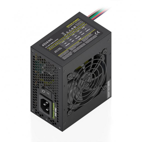 Fuente de Alimentación AISENS Sfx 500W 8CM 20+4 Pin ATX Negra (ASPC-500SFX-SEOBK)