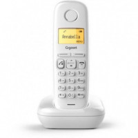 Teléfono Inalámbrico Dect GIGASET A270 Blanco Manos Libres y Agenda 80 Contactos
