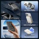 Powerbank VENTION FHNW0 Magnética Inalámbrica 10000 Mah Usb-c 20W Blanca