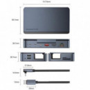 Docking Usb-c VENTION 9 en 1 para Steam Deck/switch con HDMI 4K, 3X Usb-a, Usb-c Pd, RJ45 y Lector de Tarjetas (TPZH0)
