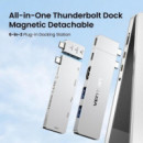 Base de Conexión Usb-c VENTION THZH0 con HDMI 4K, 2X Usb-a, 2X Usb-c, Thunderbolt y Power Delivery