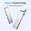 Base de Conexión Usb-c VENTION THZH0 con HDMI 4K, 2X Usb-a, 2X Usb-c, Thunderbolt y Power Delivery