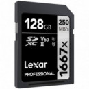 Tarjeta LEXAR Professional Sdxc UHS-II/U3 128GB 1667X