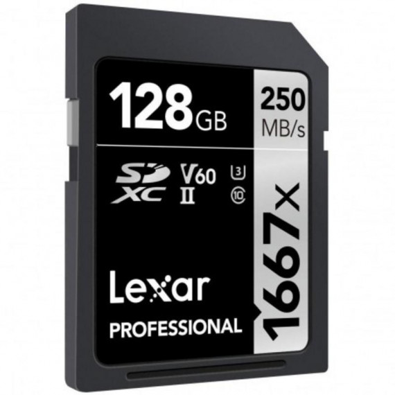 Tarjeta LEXAR Professional Sdxc UHS-II/U3 128GB 1667X