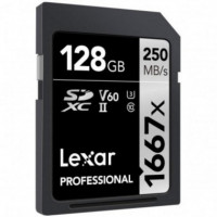 Tarjeta LEXAR Professional Sdxc UHS-II/U3 128GB 1667X