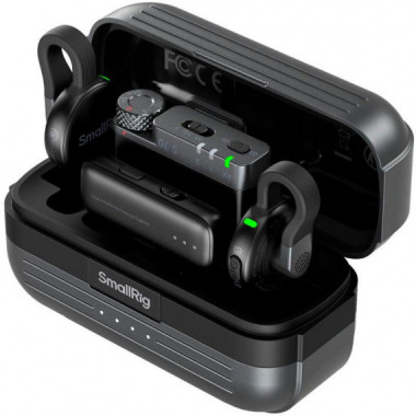 SMALLRIG S70-A Kit Microfon&iacute;a Inal&aacute;mbrica Black (2TX-1RX)