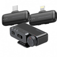 SMALLRIG S70-A Kit Microfonía Inalámbrica Black (2TX-1RX)