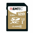 Tarjeta SD Emtec ECMSD128GXC10SP 128 GB Clase 10 95 MB/s Negro