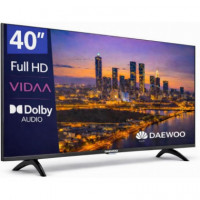 Televisor DAEWOO Smart TV 40VB56FV Led Full HD 40 Pulgadas con Vidaa, Wifi y BLUETOOTH
