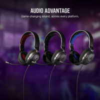 Auriculares Gaming CORSAIR HS35 V2 con Micrófono Jack 3.5MM Negro