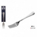 Set de 3 Tenedores de Mesa QUTTIN Classic de Acero Inoxidable 2MM