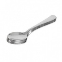 Set de 6 Cucharas de Té Clásicas QUTTIN de Acero Inoxidable
