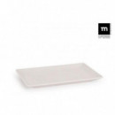 Set de 24 Fuentes Rectangulares LA MEDITERRANEA Ivory Brillo 13X20CM