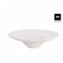 Set de 6 Platos para Pasta y Risotto 25 Cm Bari Ivory la Mediterránea  LA MEDITERRANEA