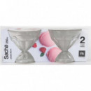 Set de 2 Copas de Helado Sacha LA MEDITERRANEA 250ML