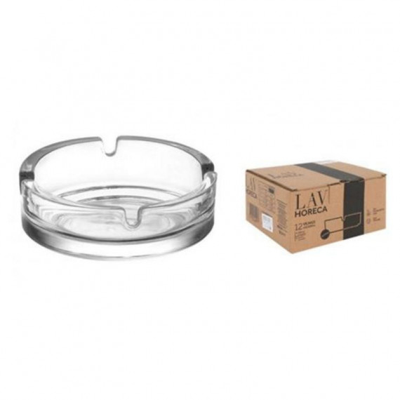 Set de 12 Ceniceros de Vidrio LAV Vinus Horeca de 11CM