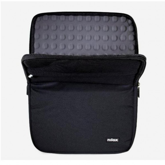 Funda NILOX Sleeve de Poliéster Acolchada para Portátil 15.6" Negra (NXSL15BK)