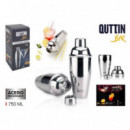 Coctelera MY BAR de Acero Inoxidable 750 Ml con Colador Integrado