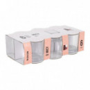 Set 6 Vasos Chupito ARCOGLASS Micy de Vidrio 50 Cc