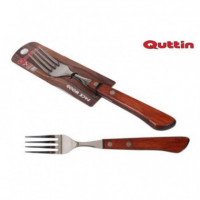 Tenedor QUTTIN Packwood de 9.5 Cm con Mango de Madera