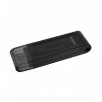 Pendrive KINGSTON Datatraveler 70 Usb-c 3.2 Gen 1 de 128GB Negro