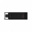 Pendrive KINGSTON Datatraveler 70 Usb-c 3.2 Gen 1 de 128GB Negro
