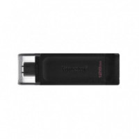 Pendrive KINGSTON Datatraveler 70 Usb-c 3.2 Gen 1 de 128GB Negro