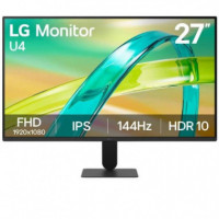 Monitor LG 27" Fhd IPS 120HZ 1MS Negro (27U411B-B)