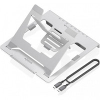 Soporte de Sobremesa Ajustable AISENS Usb-c 7EN1 para Portátil/tablet Gris (ASUC-7P046-GR)