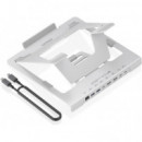 Soporte de Sobremesa Ajustable AISENS Usb-c 7EN1 para Portátil/tablet Gris (ASUC-7P046-GR)