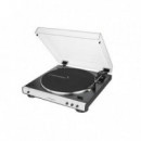 Tocadiscos Audio-technica Automático BLUETOOTH Aluminio/negro (AT-LP60XBTWH)  AUDIO TECHNICA